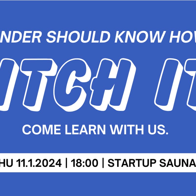 Cover Image for Pitch it! // January edition