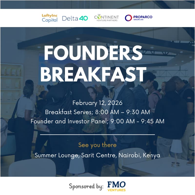 Cover Image for Founder Breakfast & Investor Panel by LoftyInc Capital, TCVP, Delta 40, FMO, and Proparco