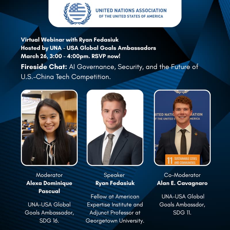 Cover Image for Fireside Chat: AI Governance, Security, and the Future of U.S. - China Tech Competition