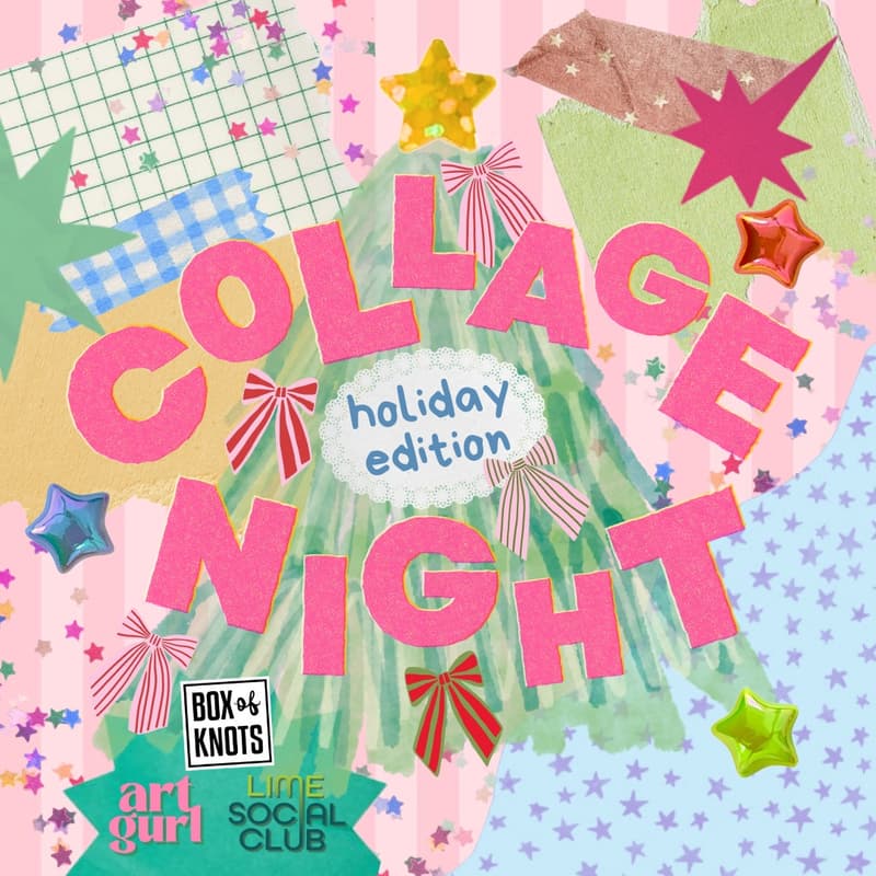 Cover Image for collage night: holiday paper crafts edition