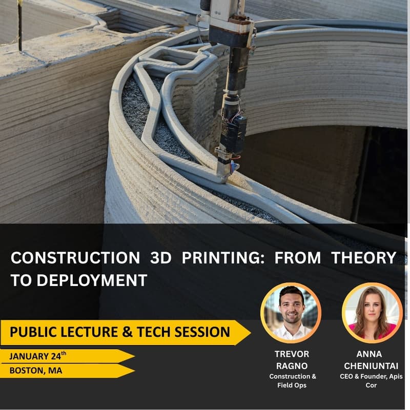 Cover Image for Construction 3D Printing & Robotics: From Theory to Deployment