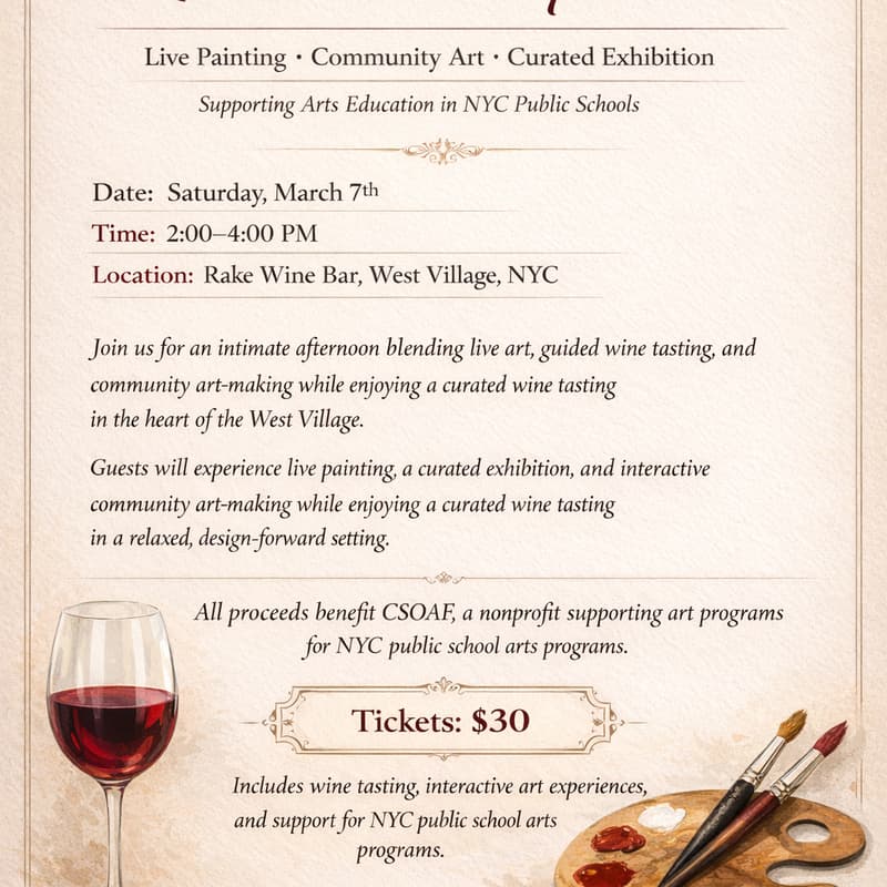 Cover Image for An Interactive Art & Wine Experience