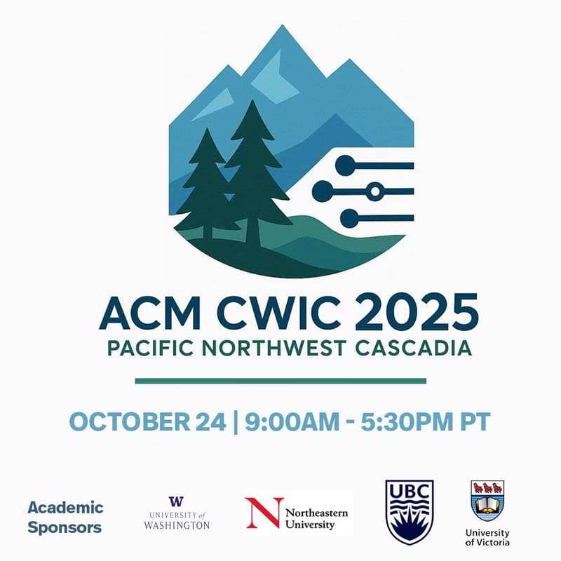 Cover Image for ACM Celebration of Cascadia Women in Computing - MULTIPLE LOCATIONS