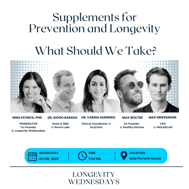 Cover Image for Supplements for Prevention & Longevity: What Should We Take?
