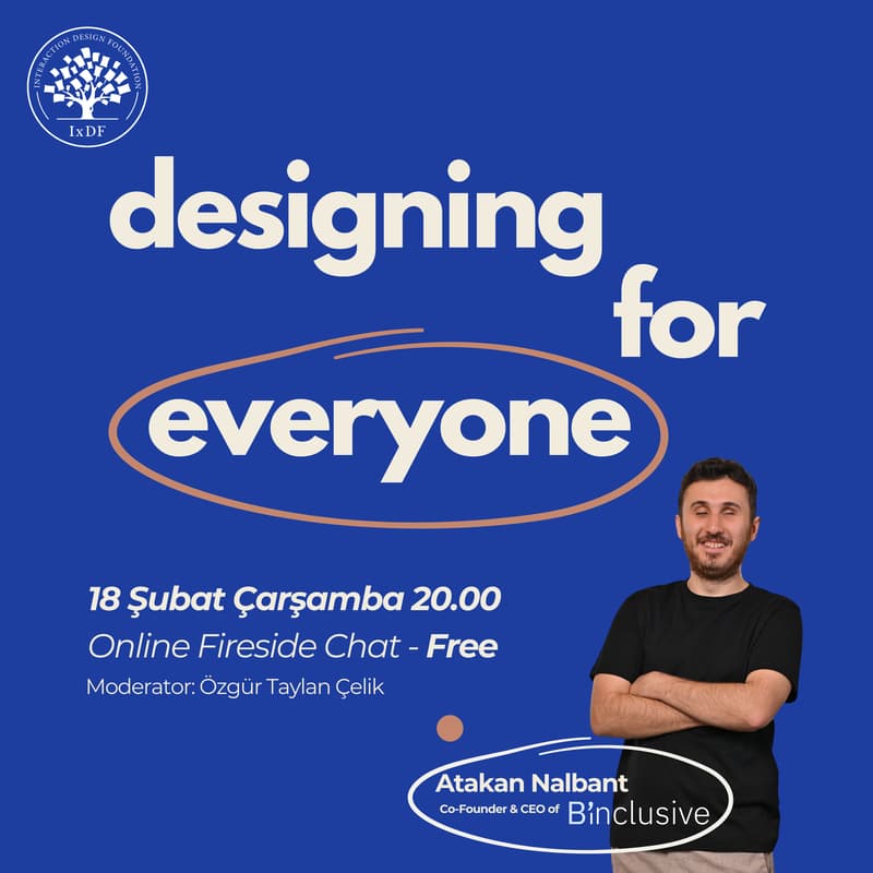 Cover Image for Accessibility: Herkes İçin Tasarlamak w/ Atakan Nalbant