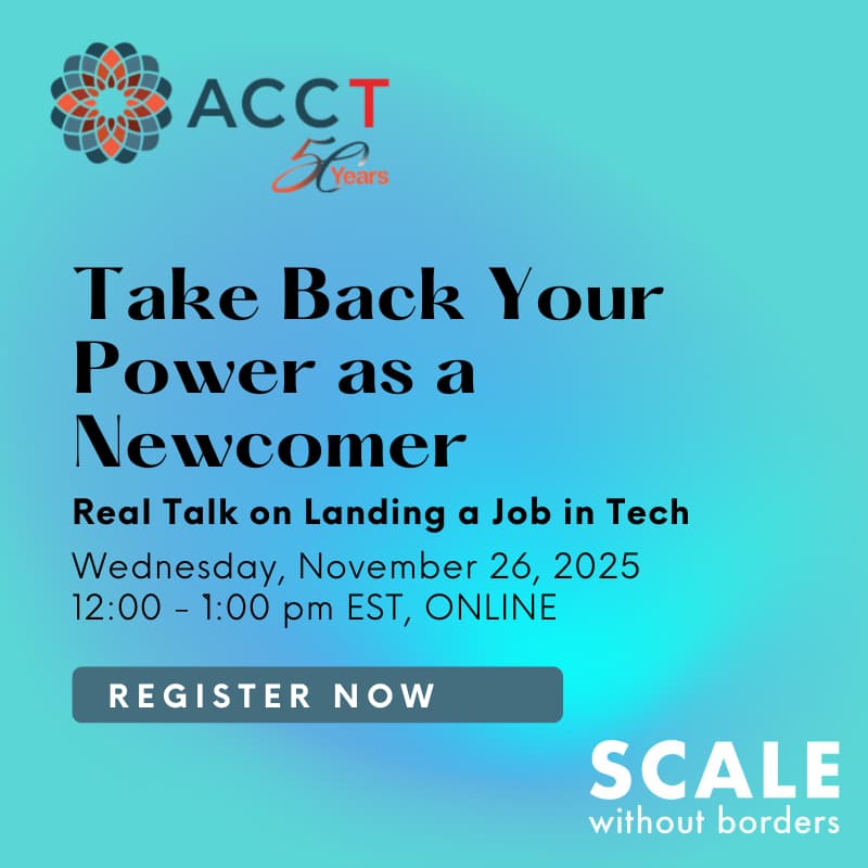 Cover Image for Take Back Your Power as a Newcomer: Real Talk on Landing a Job in Tech