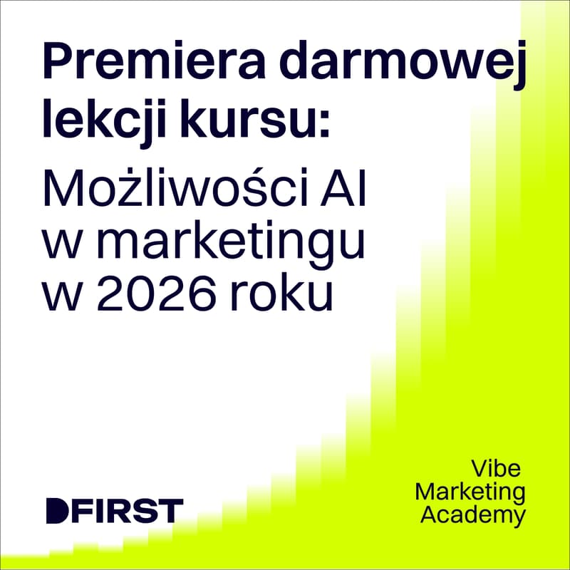 Cover Image for Premiera darmowej lekcji kursu: Możliwości AI w marketingu