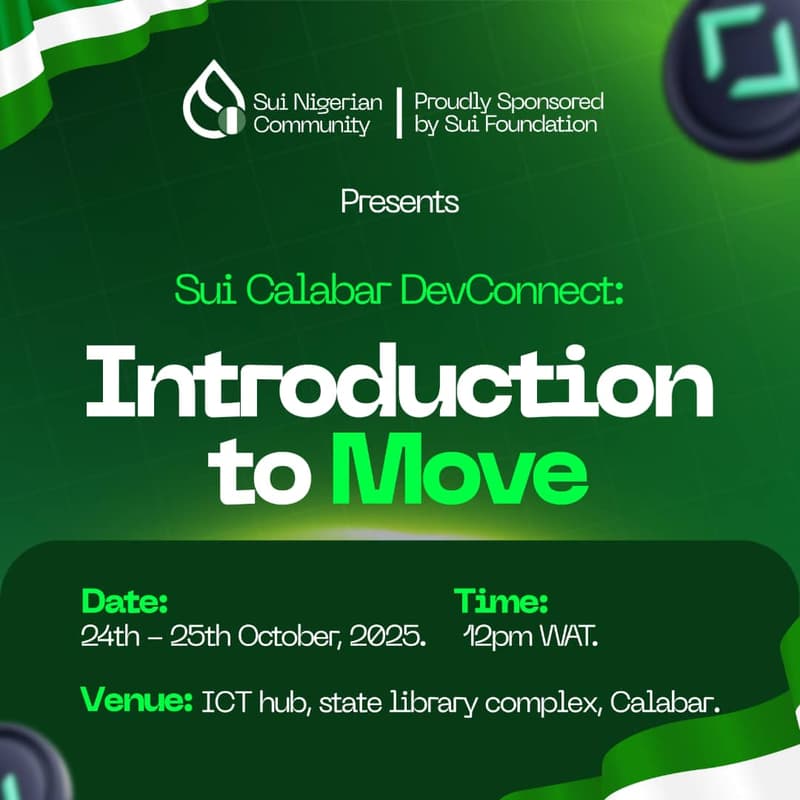 Cover Image for Sui Calabar DevConnect