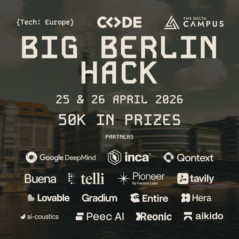 Cover Image for Big Berlin Hack: >300 Builders & >50k in Prizes