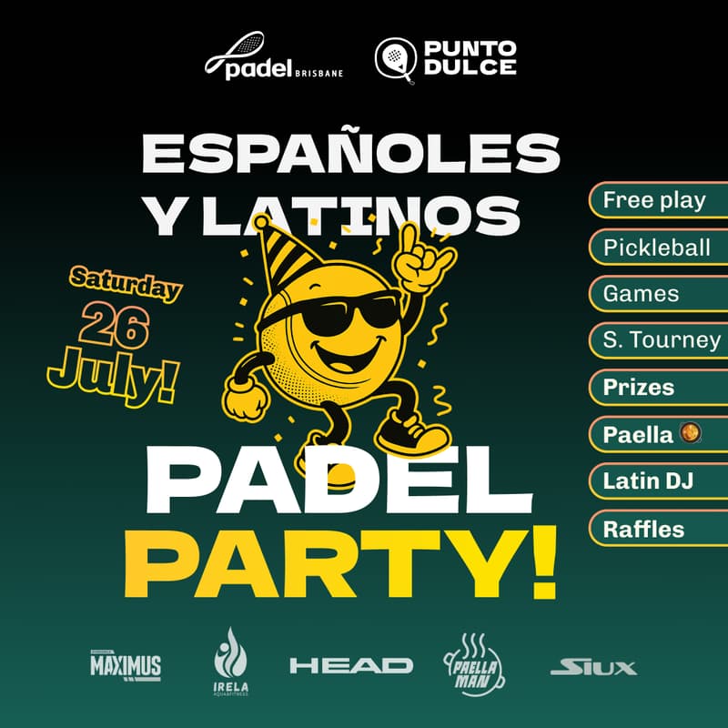 Cover Image for Spanish Padel Party │ Padel Brisbane