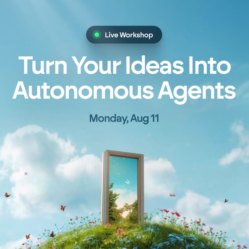 Cover Image for Turn Ideas into Autonomous Agents — Master Agentic Vibe Coding  Live Workshop with the Emergent Pro Team