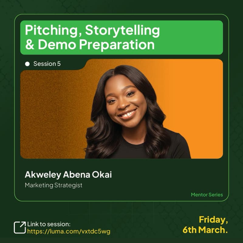 Cover Image for Demo League Mentorship Series: Pitching, Storytelling & Demo Preparation