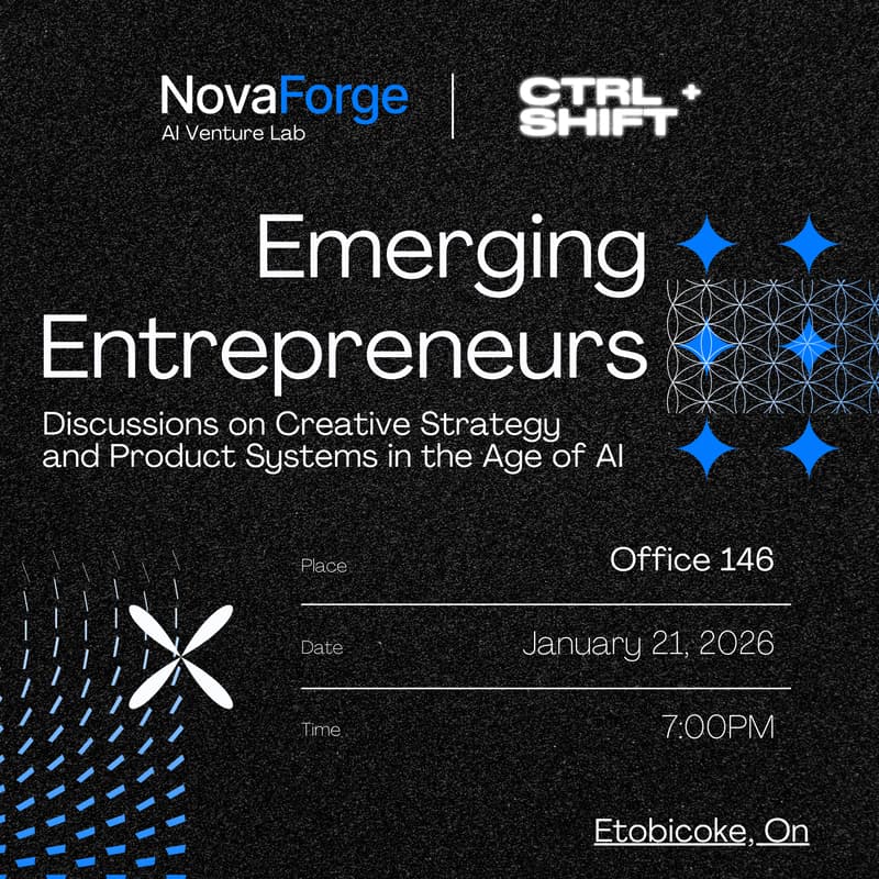 Cover Image for Emerging Entrepreneurs: Presented by CTRL+SHIFT & NovaForge