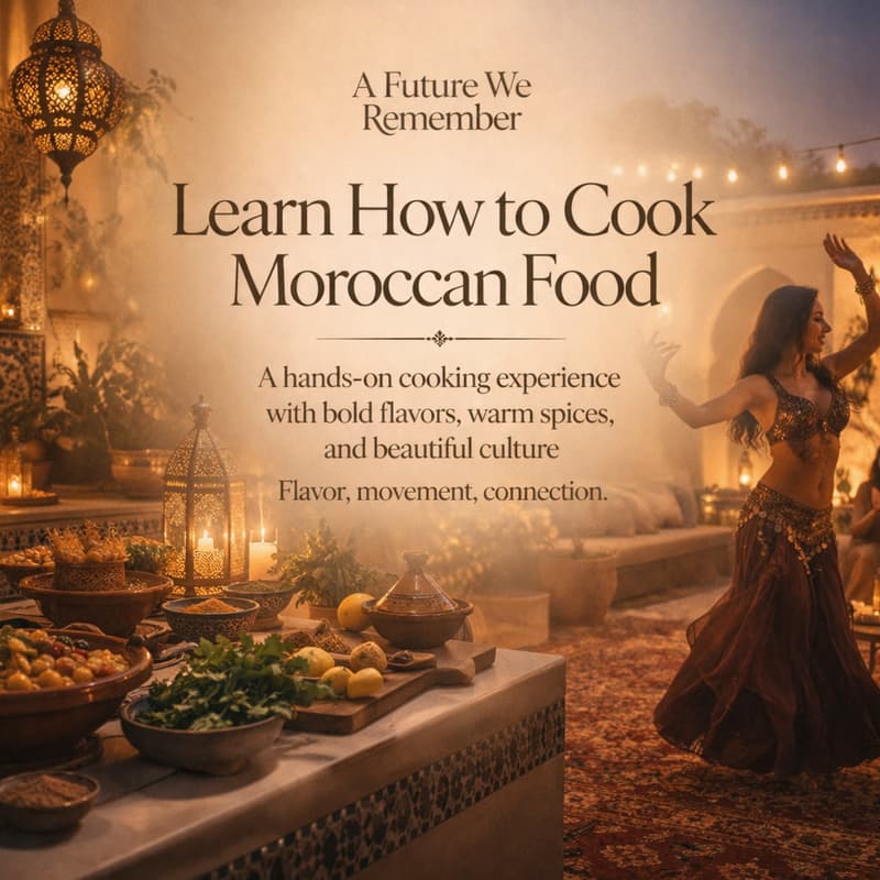 Cover Image for Moroccan Night: Tagine + Belly Dance