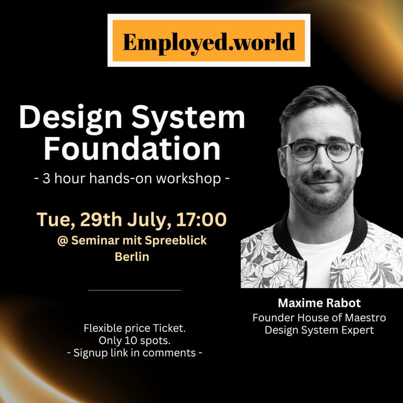 Cover Image for In-person Design System Foundation (Figma) Workshop
