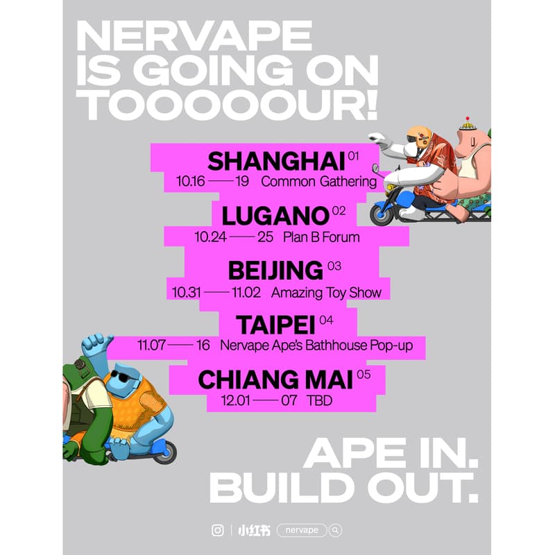 Cover Image for Ape In. Build Out — Nervape Global Tour 2025