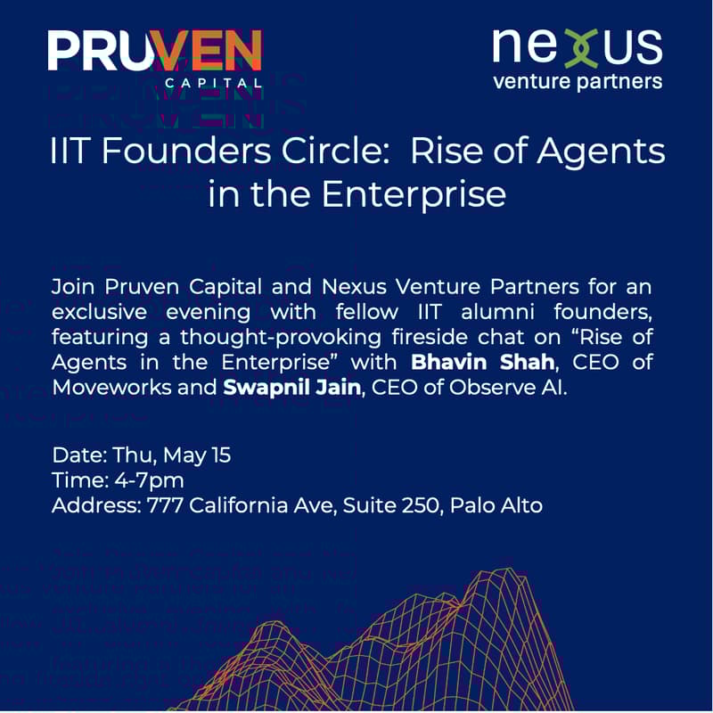 Cover Image for IIT Founders Circle: Fireside Chat on “Rise of Agents in the Enterprise”