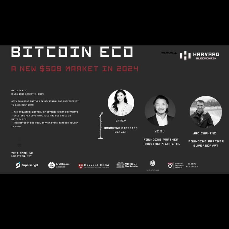 Cover Image for Bitcoin Eco Seminar - Harvard&MIT