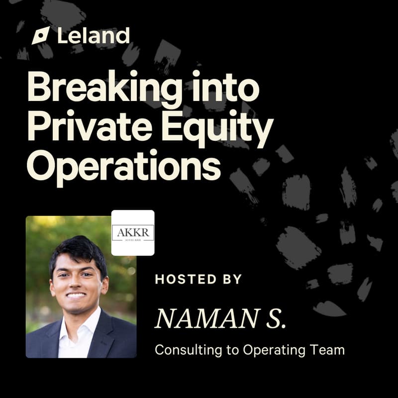 Cover Image for Breaking into Private Equity Operations
