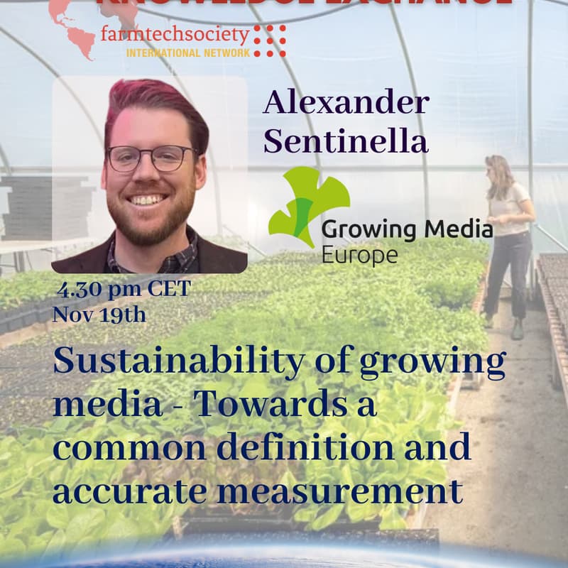 Cover Image for Knowledge Exchange: Sustainability of growing media - Towards a common definition and accurate measurement