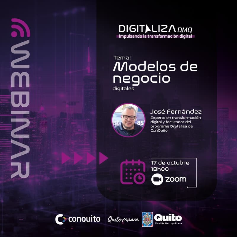 Cover Image for Webinar: Modelos de negocio digitales