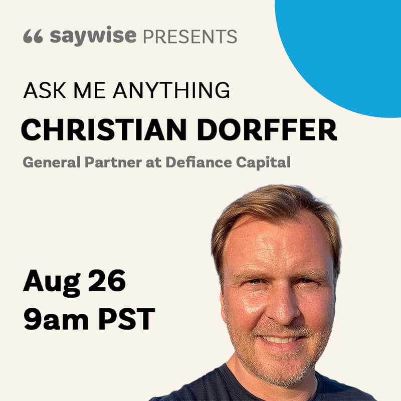 Cover Image for Christian Dorffer - Ask Me Anything