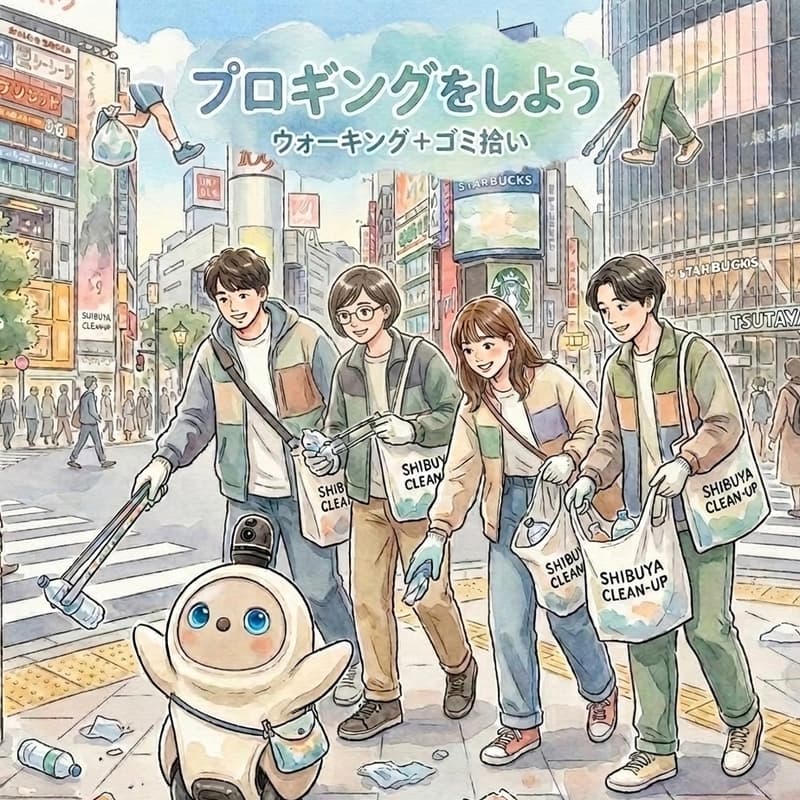 Cover Image for AI木曜会_みんなでプロギングをしよう（ウォーキング×ごみ拾い）