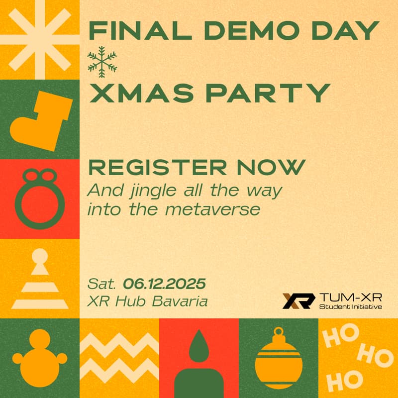 Cover Image for TUM-XR: Student Initiative - Final Demo Day & Xmas Party