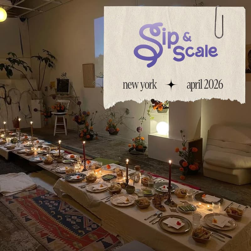 Cover Image for Sip & Scale NYC Co-founder Matching Dessert Hour
