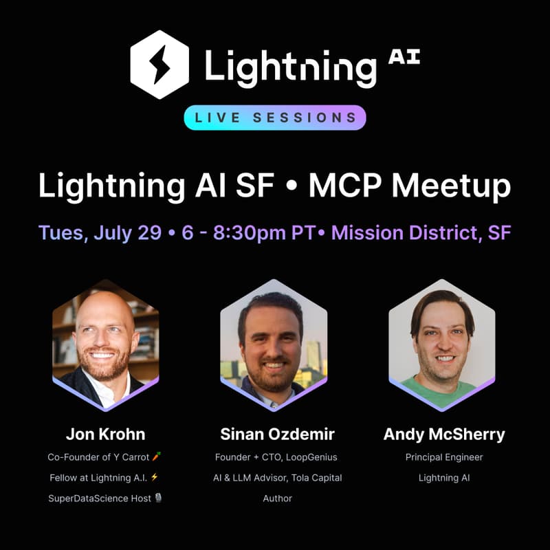 Cover Image for ⚡ Lightning AI MCP Meetup