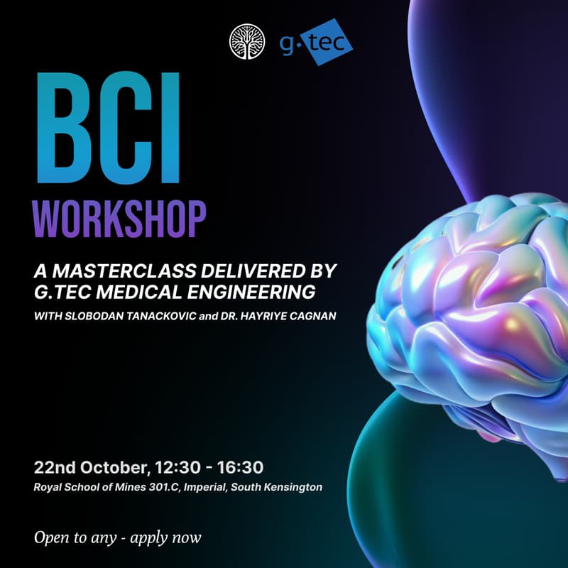 Cover Image for Imperial Neurotech Society x g.tec Medical Engineering: BCI Workshop