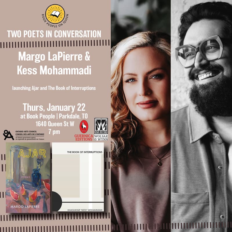 Cover Image for Book Launch: Margo LaPierre & Kess Mohammadi