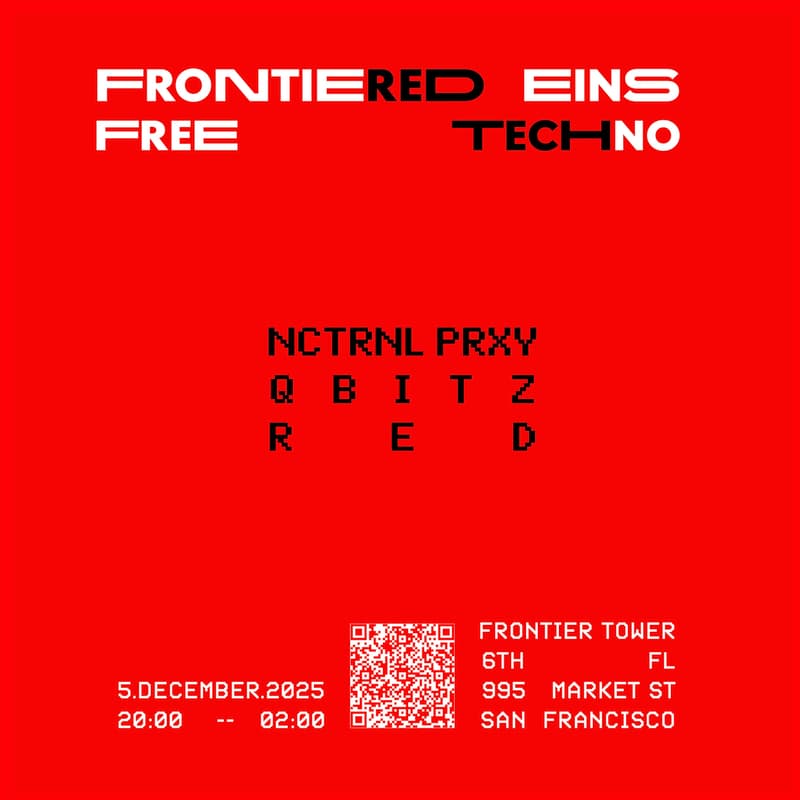 Cover Image for FRONTIERED: EINS | FREE TECHNO - Open Registration