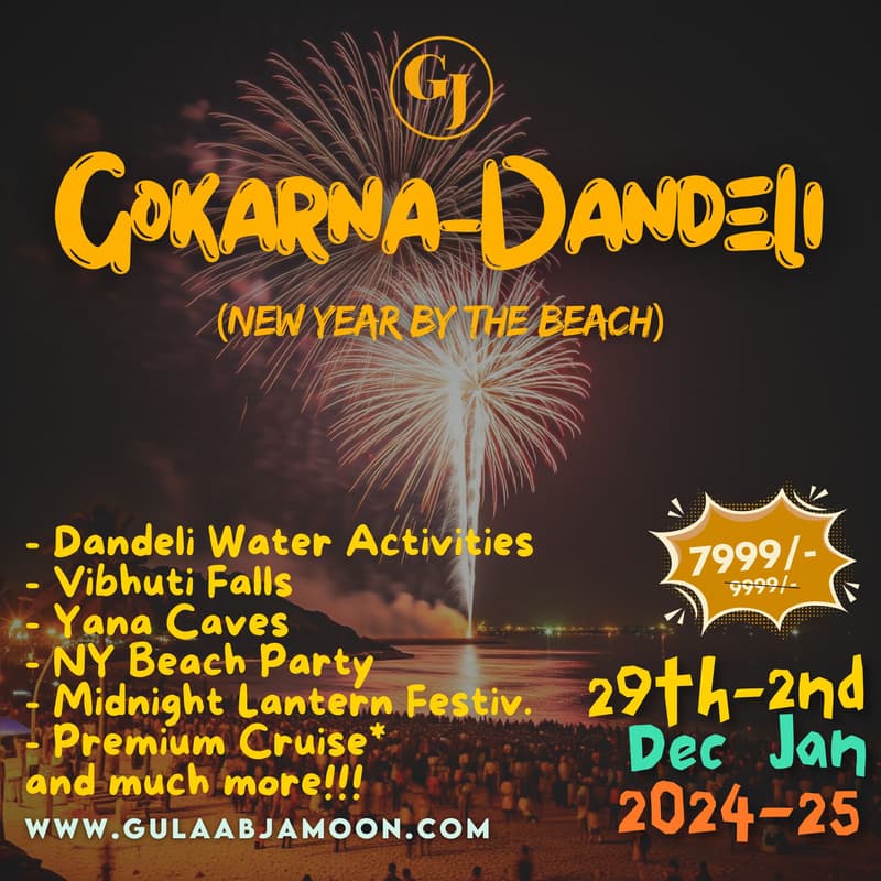 Cover Image for GJ Gokarna Dandeli (NY'25 By the Beach)