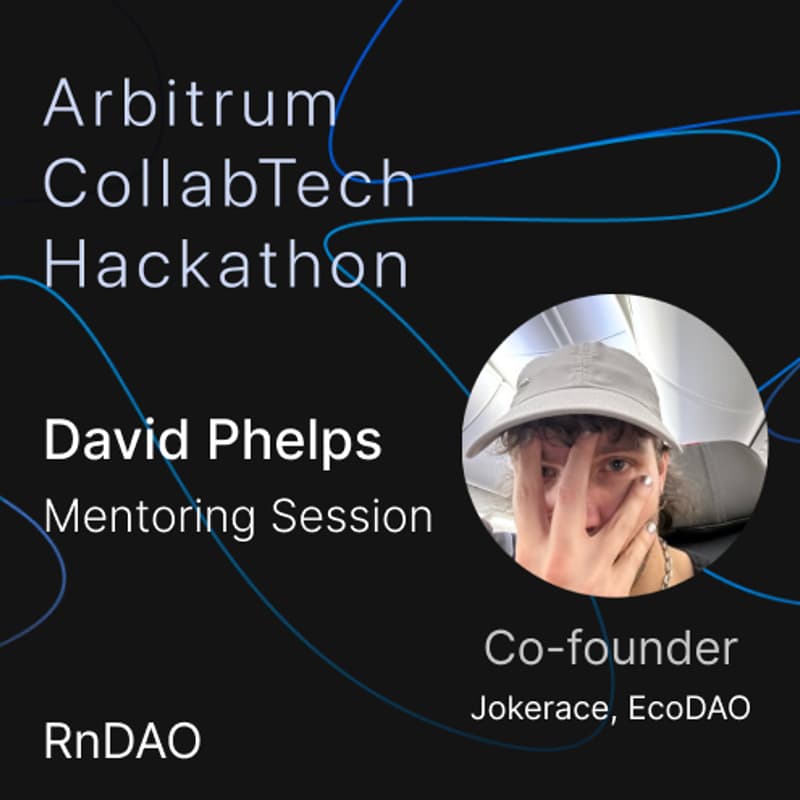 Cover Image for David Phelps (Jokerace) - Hackathon Mentoring Session