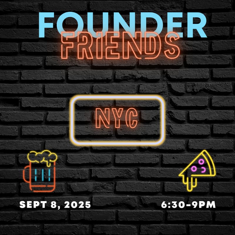 Cover Image for Founder Friends NYC Finovate