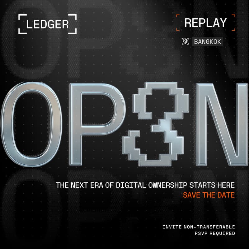 Cover Image for [BANGKOK] Ledger Op3n Replay
