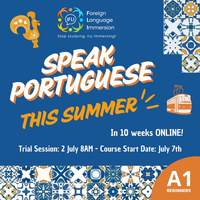 Cover Image for 💬 Speak Portuguese This Summer 😎 Trial Session