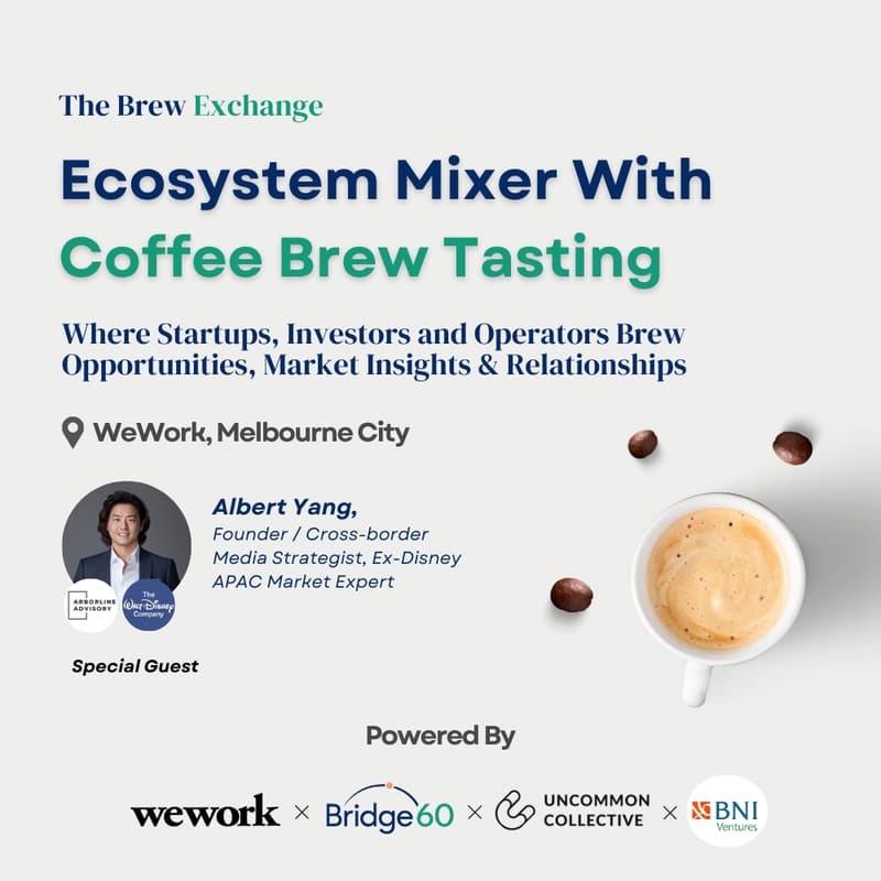 Cover Image for Ecosystem Mixer with Coffee Tasting: For Operators, Startup Founders & Investors