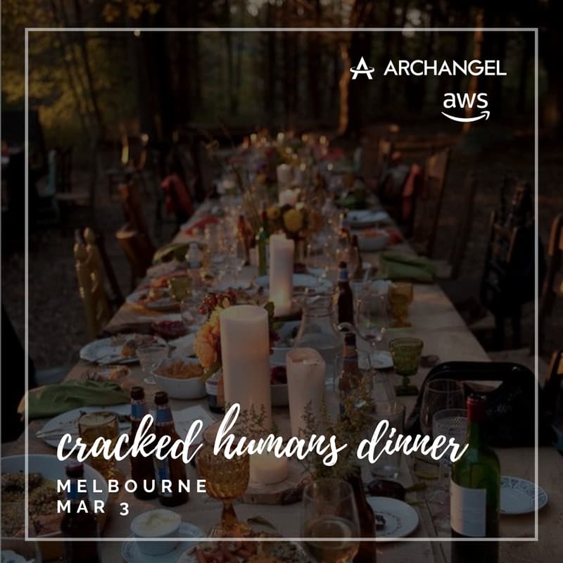 Cover Image for cracked humans dinner | archangel vc x amazon