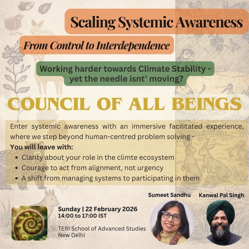 Cover Image for Systemic Awareness for Climate Action - From Control to Interdependence