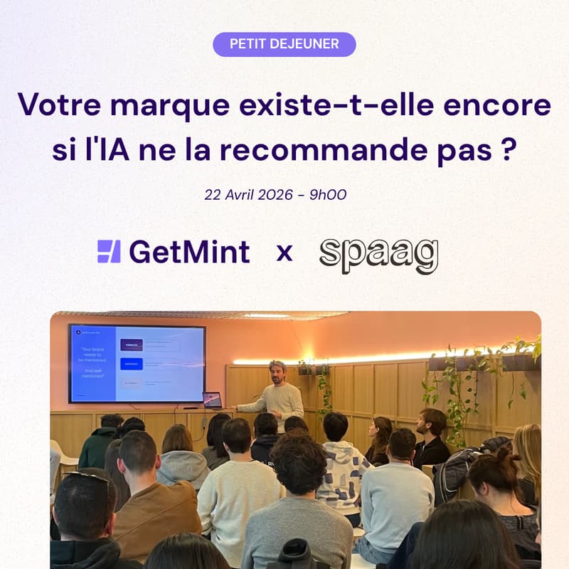 Cover Image for Spaag x GetMint : Votre marque existe-t-elle encore si l'IA ne la recommande pas ?
