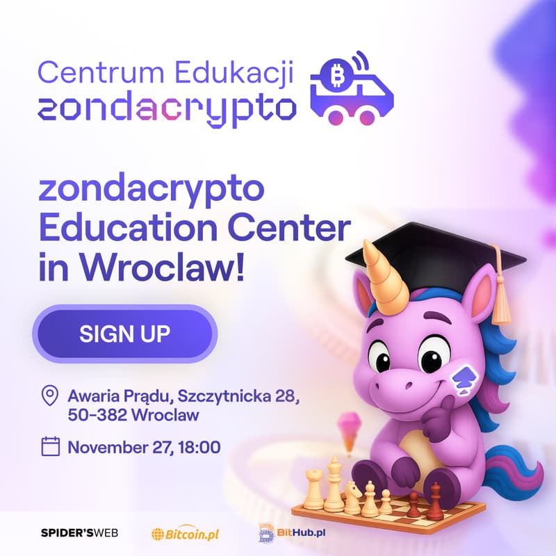 Cover Image for zondacrypto Education Center: Wrocław