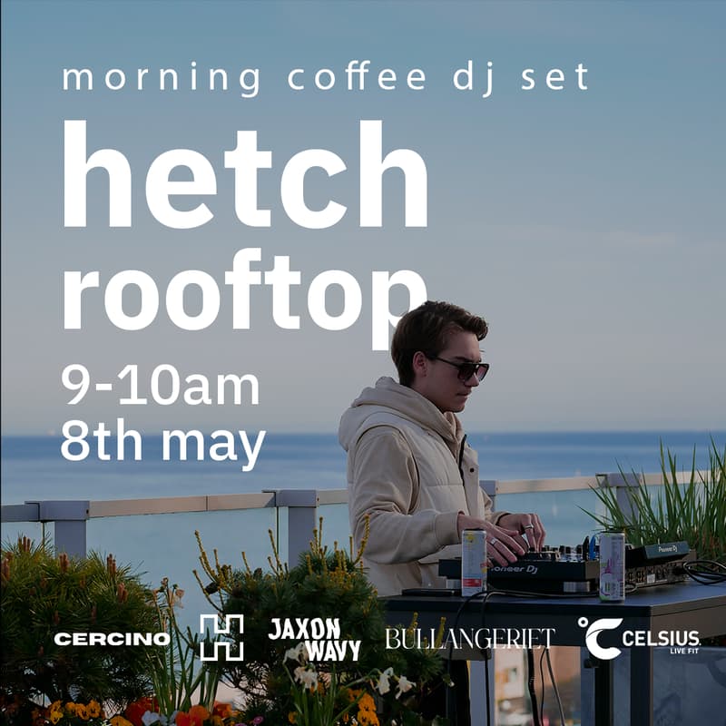Cover Image for MORNING COFFEE DJ SET (rooftop edition) - sponsored by Celsius Sweden & Bullangeriet