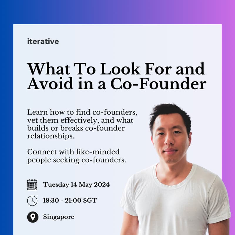Cover Image for What To Look For and Avoid in a Co-Founder