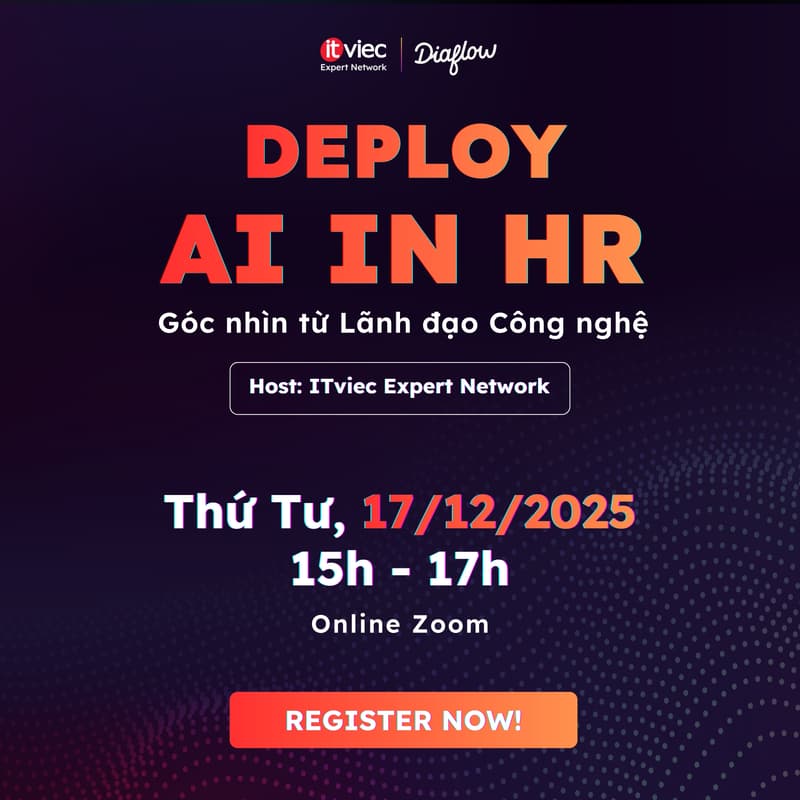 Cover Image for Deploy AI in HR: Góc nhìn từ Lãnh đạo Công nghệ