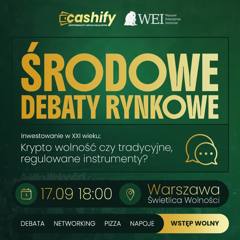 Cover Image for Środowe Debaty Rynkowe #1 Warszawa 17.09