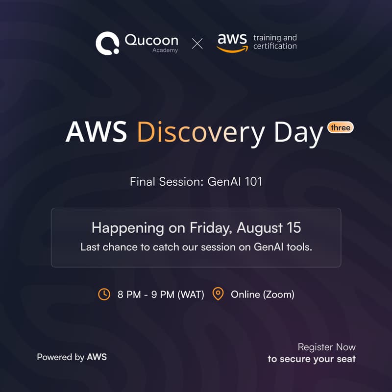 Cover Image for AWS Discovery Day - Building Prototypes with AWS GenAI Services