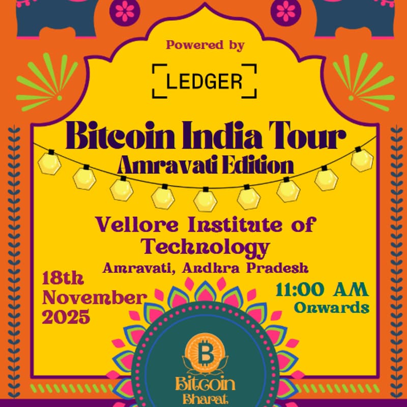 Cover Image for Bitcoin India Tour- Amravati Edition