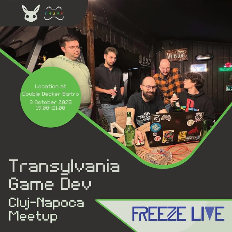 Cover Image for 🎮 Transylvania GameDev Meetup #5🍻